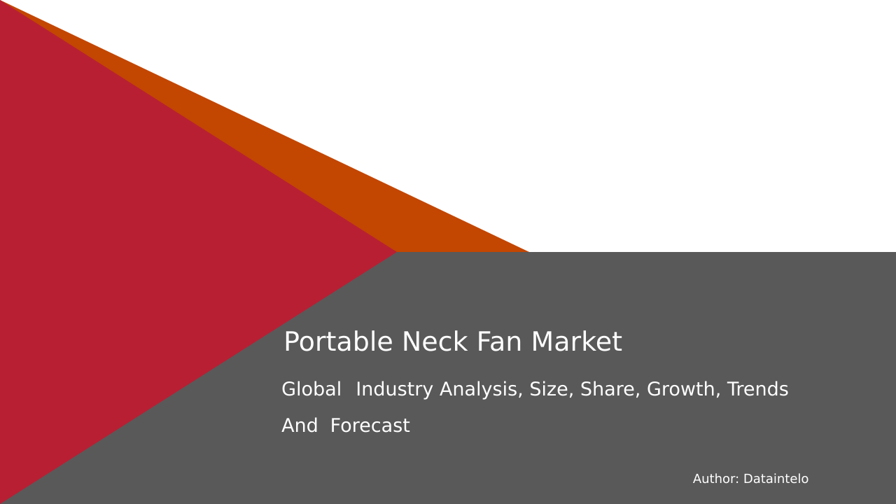 Portable Neck Fan Market Overview: Revenue Growth & Market Forecast